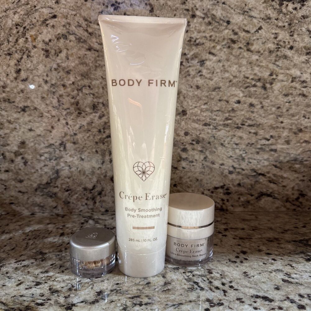 Crepe Erase Body Firm 3pc Set Pre-Treatment Neck Repair Line Smoothing Capsules